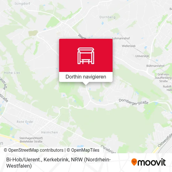 Bi-Hob/Uerent., Kerkebrink Karte