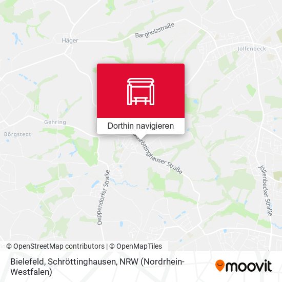 Bielefeld, Schröttinghausen Karte