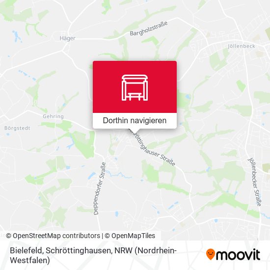 Bielefeld, Schröttinghausen Karte
