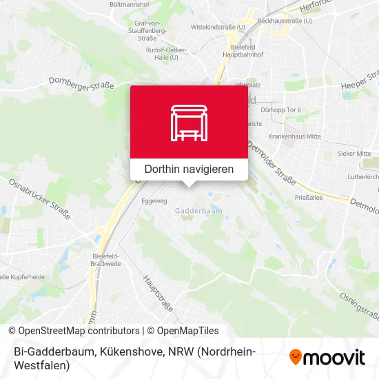 Bi-Gadderbaum, Kükenshove Karte