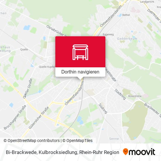 Bi-Brackwede, Kulbrocksiedlung Karte