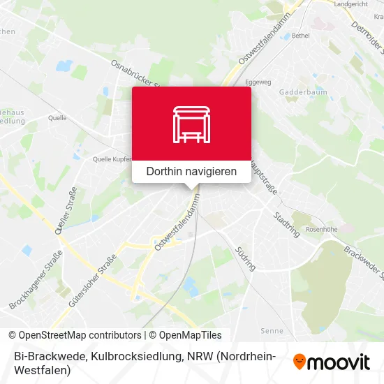 Bi-Brackwede, Kulbrocksiedlung Karte