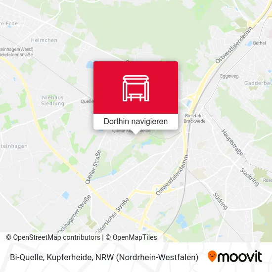 Bi-Quelle, Kupferheide Karte