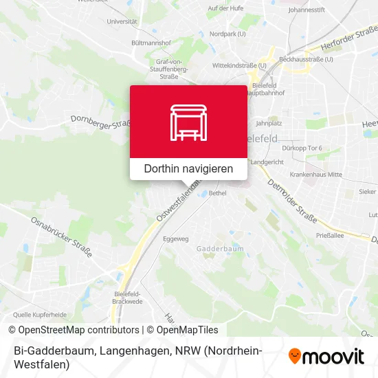 Bi-Gadderbaum, Langenhagen Karte