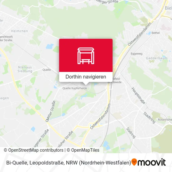 Bi-Quelle, Leopoldstraße Karte