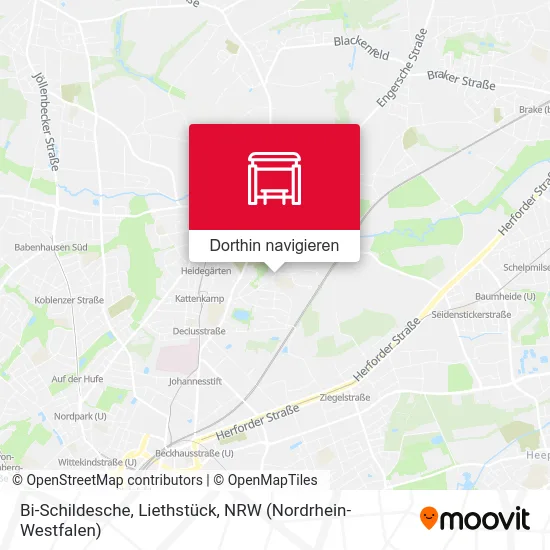 Bi-Schildesche, Liethstück Karte