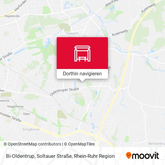 Bi-Oldentrup, Soltauer Straße Karte