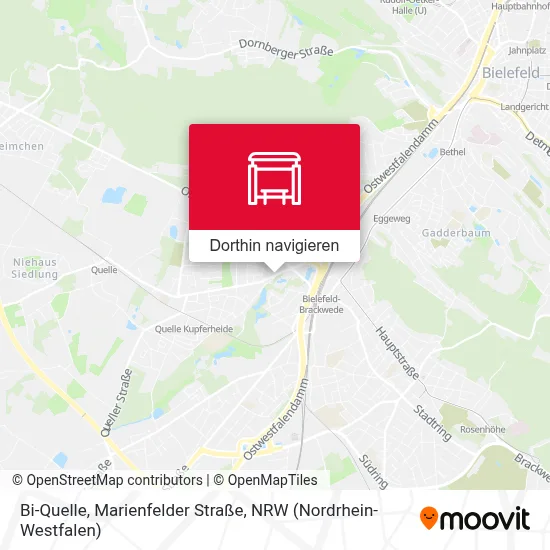 Bi-Quelle, Marienfelder Straße Karte