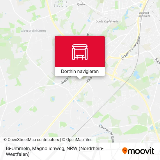 Bi-Ummeln, Magnolienweg Karte