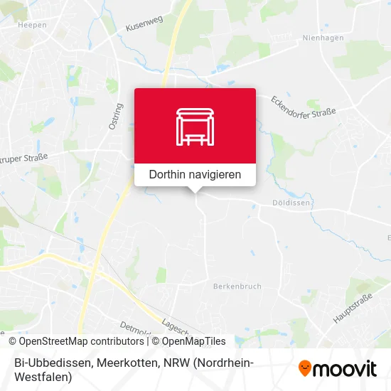 Bi-Ubbedissen, Meerkotten Karte