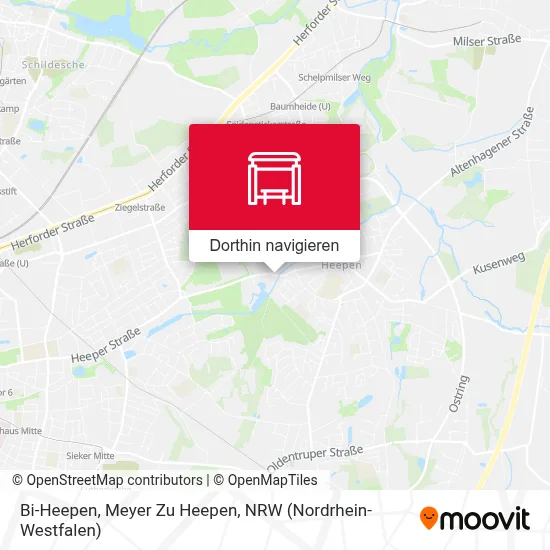 Bi-Heepen, Meyer Zu Heepen Karte