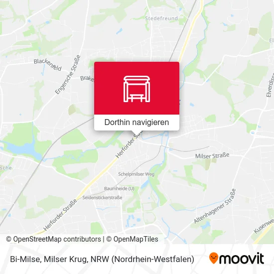 Bi-Milse, Milser Krug Karte