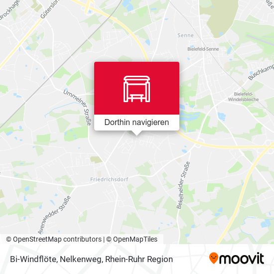 Bi-Windflöte, Nelkenweg Karte
