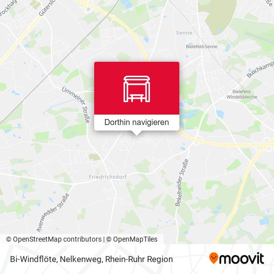 Bi-Windflöte, Nelkenweg Karte