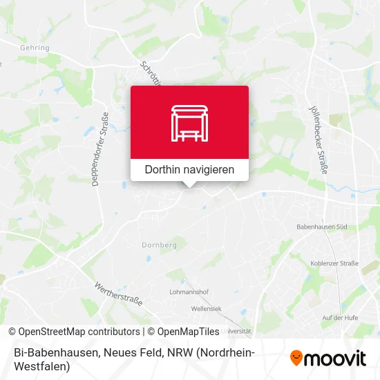 Bi-Babenhausen, Neues Feld Karte