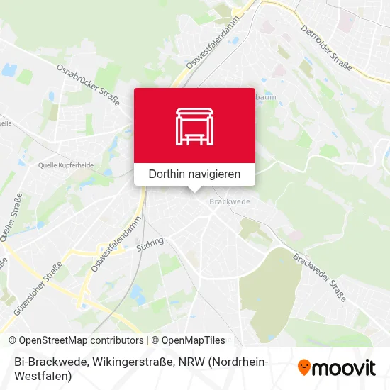 Bi-Brackwede, Wikingerstraße Karte