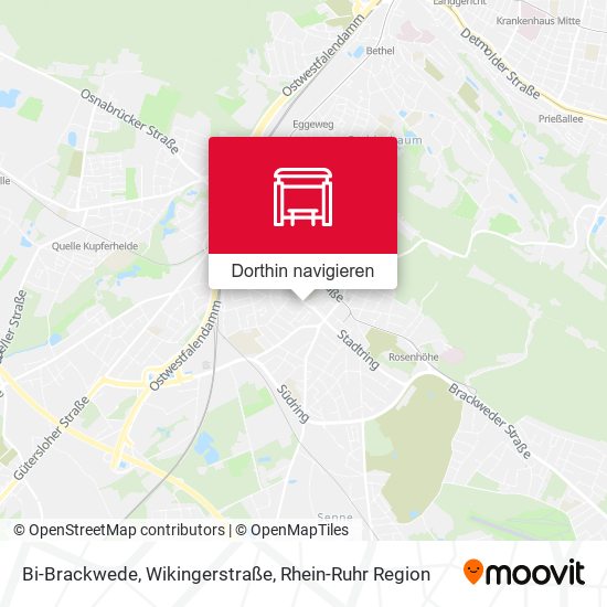 Bi-Brackwede, Wikingerstraße Karte