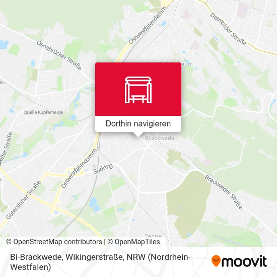 Bi-Brackwede, Wikingerstraße Karte