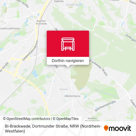 Bi-Brackwede, Dortmunder Straße Karte