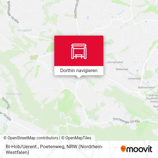 Bi-Hob/Uerent., Poetenweg Karte