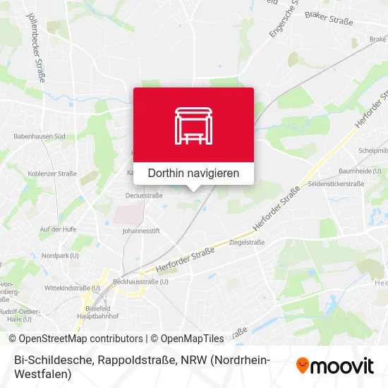 Bi-Schildesche, Rappoldstraße Karte