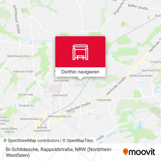 Bi-Schildesche, Rappoldstraße Karte