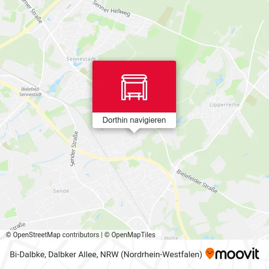 Bi-Dalbke, Dalbker Allee Karte