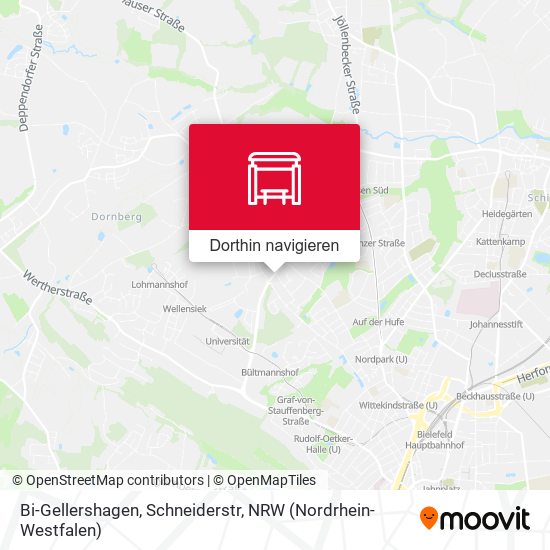 Bi-Gellershagen, Schneiderstr Karte