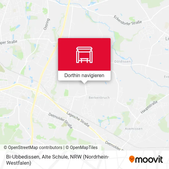 Bi-Ubbedissen, Alte Schule Karte