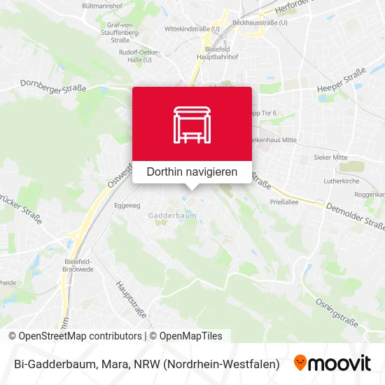 Bi-Gadderbaum, Mara Karte