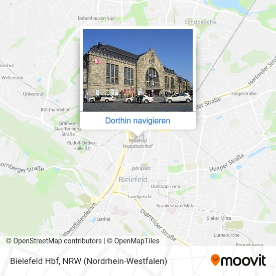 Bielefeld Hbf Karte