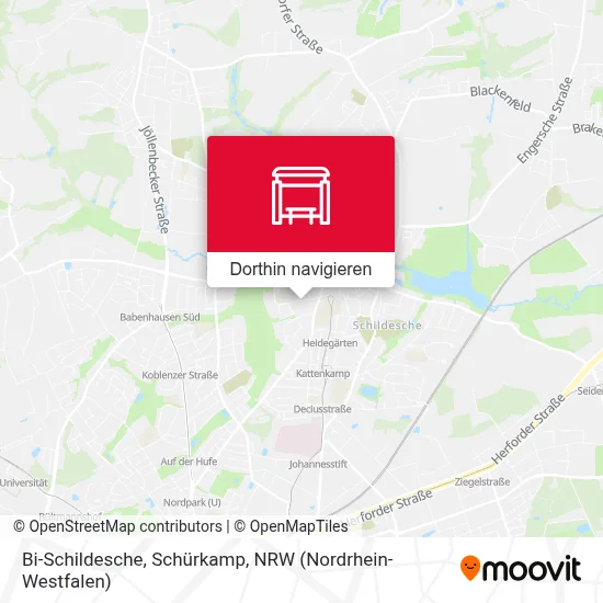 Bi-Schildesche, Schürkamp Karte