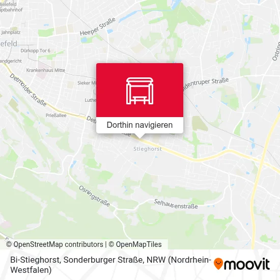 Bi-Stieghorst, Sonderburger Straße Karte