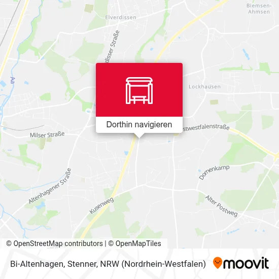 Bi-Altenhagen, Stenner Karte