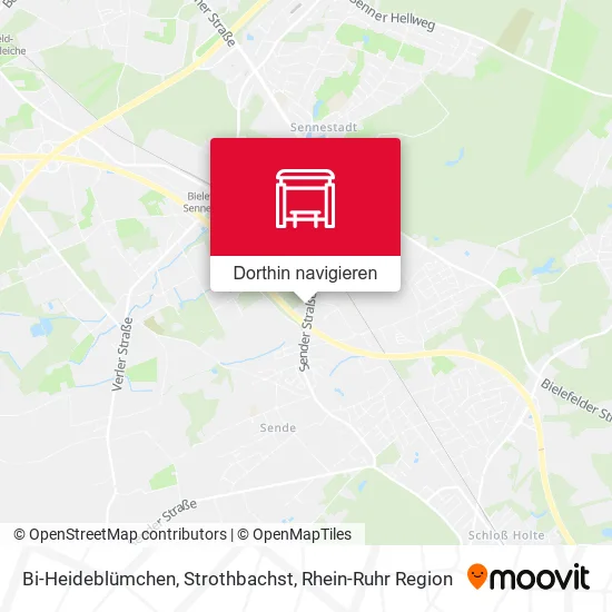 Bi-Heideblümchen, Strothbachst Karte