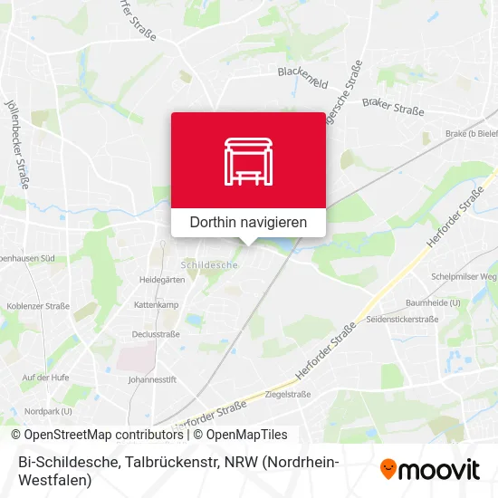 Bi-Schildesche, Talbrückenstr Karte