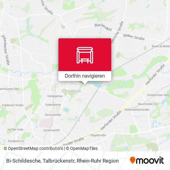Bi-Schildesche, Talbrückenstr Karte