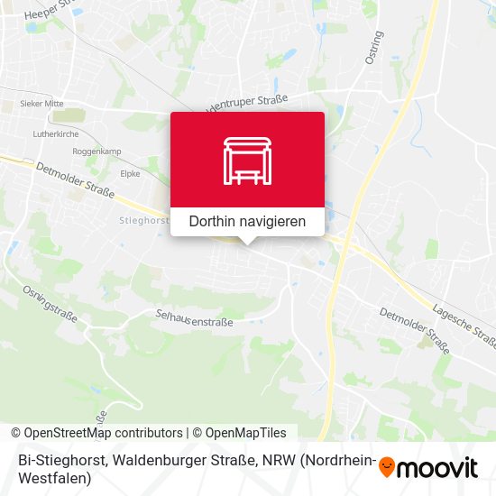 Bi-Stieghorst, Waldenburger Straße Karte