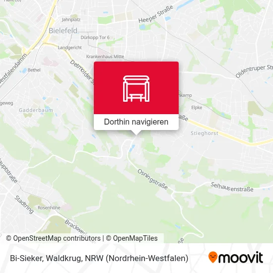 Bi-Sieker, Waldkrug Karte