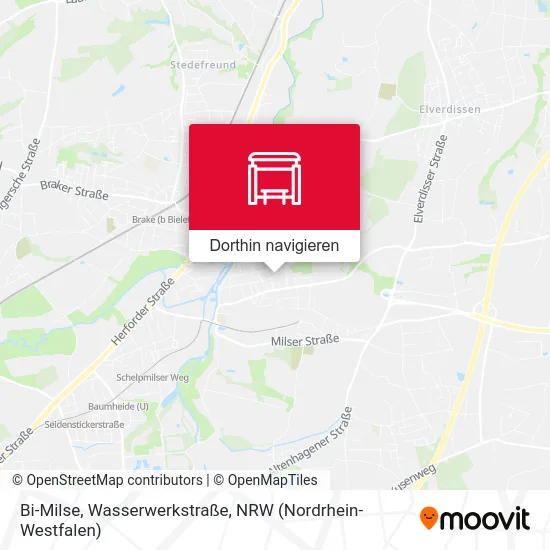 Bi-Milse, Wasserwerkstraße Karte