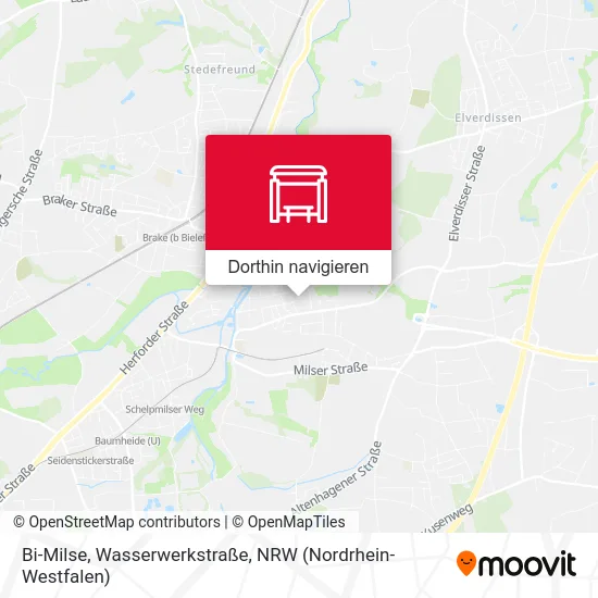 Bi-Milse, Wasserwerkstraße Karte