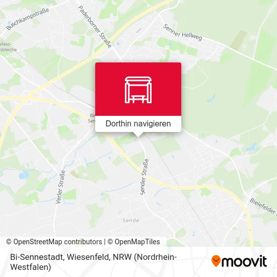 Bi-Sennestadt, Wiesenfeld Karte