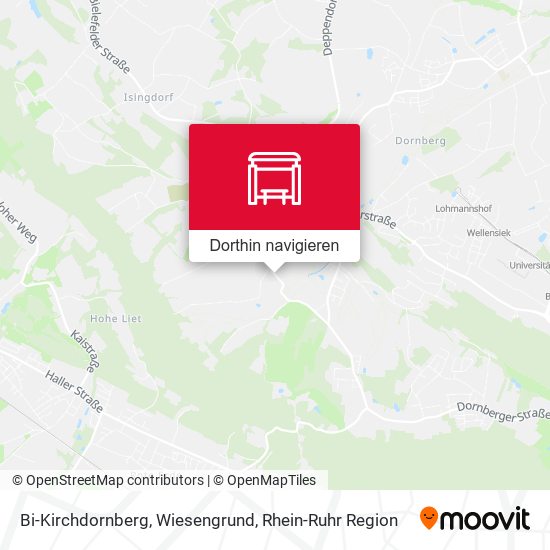 Bi-Kirchdornberg, Wiesengrund Karte