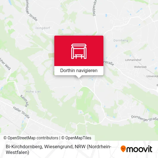 Bi-Kirchdornberg, Wiesengrund Karte