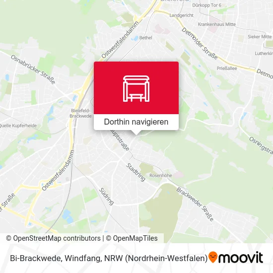 Bi-Brackwede, Windfang Karte