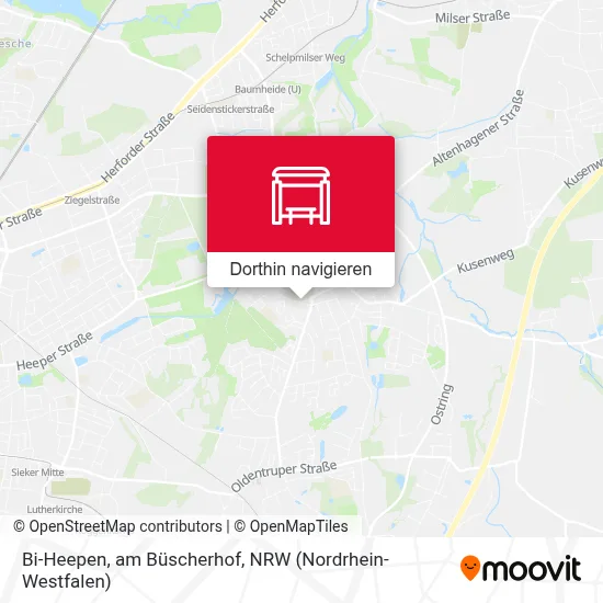 Bi-Heepen, am Büscherhof Karte