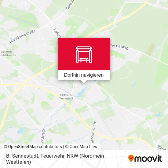 Bi-Sennestadt, Feuerwehr Karte