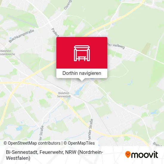 Bi-Sennestadt, Feuerwehr Karte