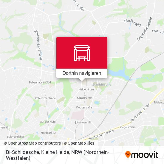 Bi-Schildesche, Kleine Heide Karte