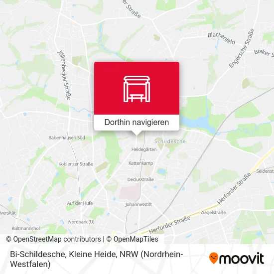 Bi-Schildesche, Kleine Heide Karte